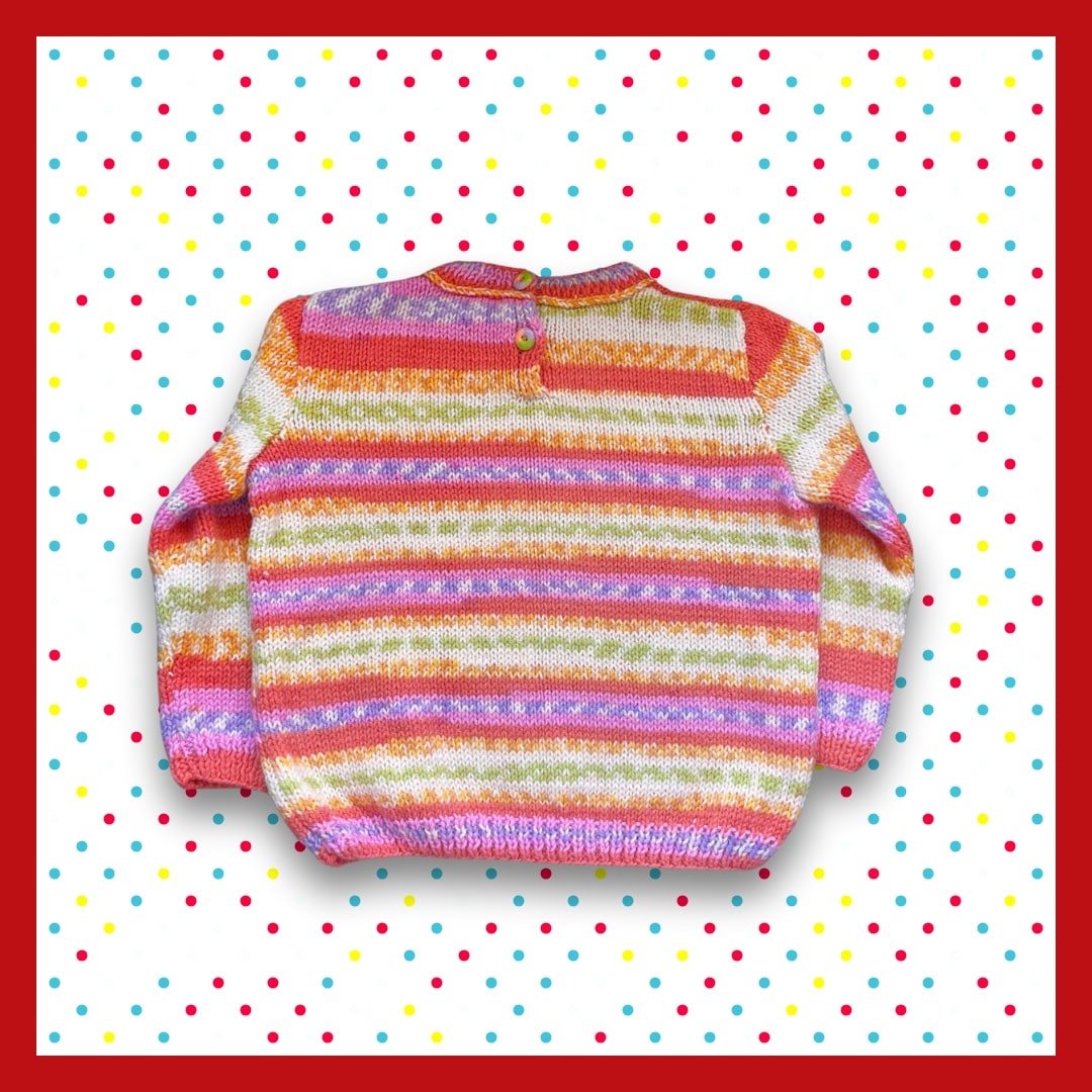 Kids multicolor striped sweater