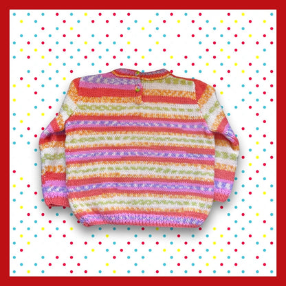 Kids multicolor striped sweater