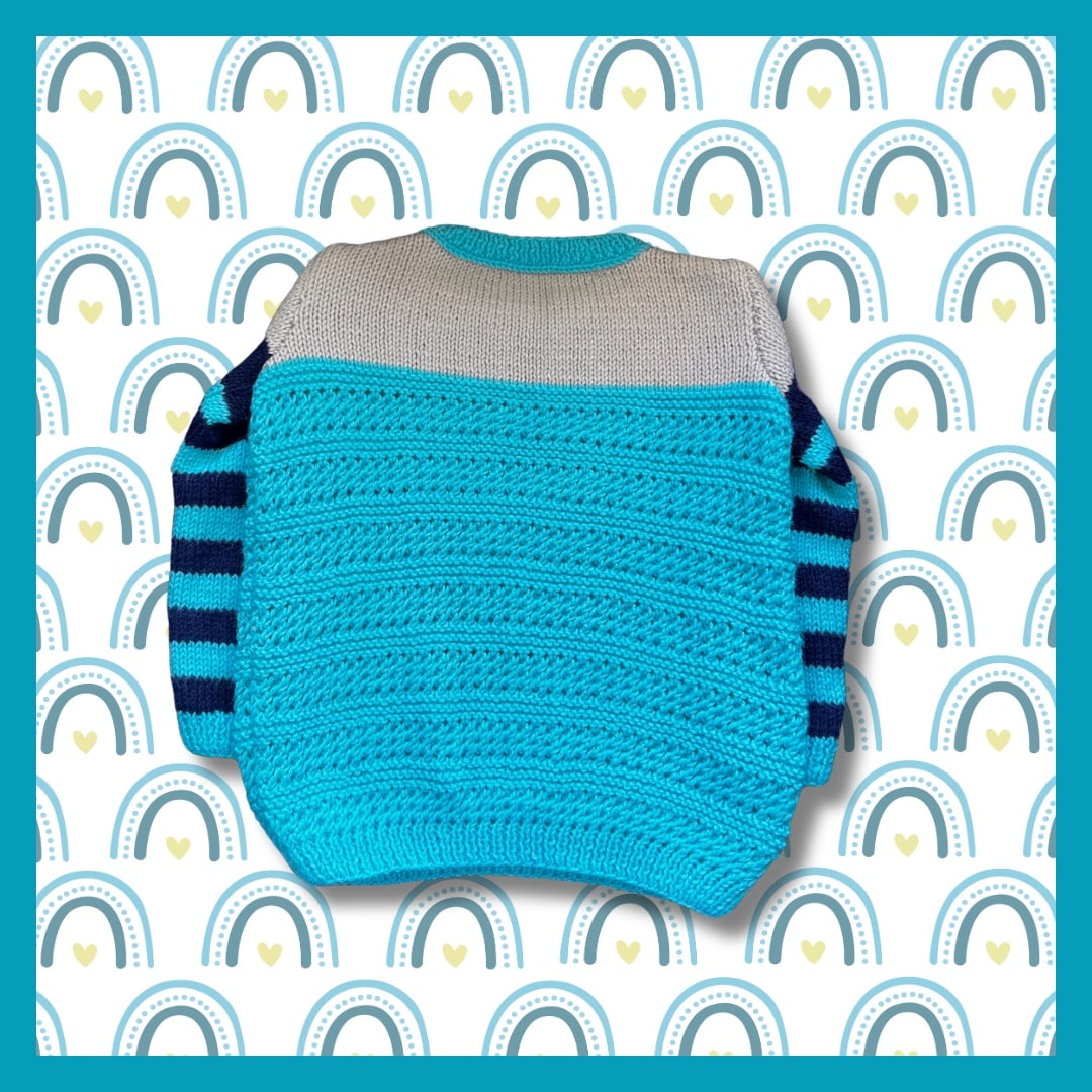 Kids striped blue sweater