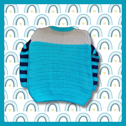 Kids striped blue sweater