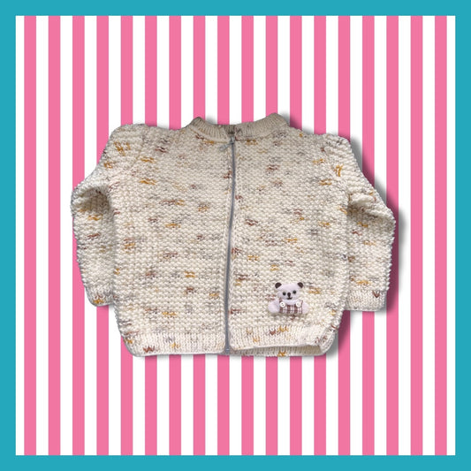 Cream kids cardigan